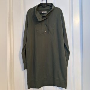 WVN for you - Women’s Olive Green Long Sleeve Tunic. Size S.  Super cozy!!
